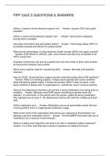 FIPP QUIZ 2 QUESTIONS & ANSWERS