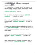 COUC 504 Quiz 4 Exam Question & Answers 2025&period;docx