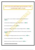 MTA EXAM 2025&sol;2026 QUESTIONS AND ANSWERS 100&percnt; PASS
