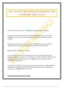 MTA EXAM 2025&sol;2026 QUESTIONS AND ANSWERS 100&percnt; PASS