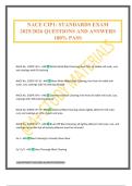NACE CIP1&colon; STANDARDS EXAM 2025&sol;2026 QUESTIONS AND ANSWERS 100&percnt; PASS