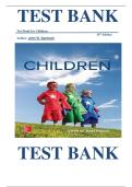 Test Bank for Children 14th Edition by John W&period; Santrock &vert;ISBN&colon; 9781260073935&vert; Guide A&plus;