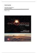 Test Bank for Explorations&colon; An Introduction To Astronomy 9th Edition by Thomas &vert;All Chapters Included&vert; Guide A&plus;