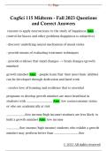 CogSci 115 Midterm - Fall 2023 Questions  and Correct Answers