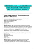COMSAE 110 Exam &ndash; Latest 2024 Edition &vert; Actual Questions & Verified Answers &vert; 100&percnt; Pass Guaranteed &vert; Graded A&plus;