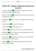 CPCU 551 - Chapter 1 Questions and Correct  Answers