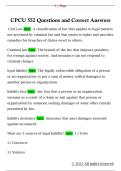 CPCU 552 Questions and Correct Answers
