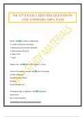 NR 327 EXAM 1 2025&sol;2026 QUESTIONS AND ANSWERS 100&percnt; PASS
