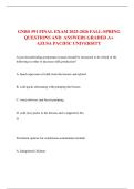 GNRS 591 MIDTERM EXAM 2025-2026 QUESTIONS AND  ANSWERS GRADED A&plus; AZUSA PACIFIC UNIVERSITY