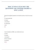 BIOL 212 FINAL EXAM 2025- 2026 QUESTIONS AND ANSWERS GRADED A&plus;  SFSU LATEST