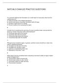 SAFE MLO EXAM 225 PRACTICE QUESTIONS