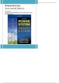 POWER SYSTEM ANALYSIS AND DESIGN FIFTH EDITION