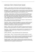 SAFE MLO TEST ETHICS STUDY GUIDE