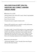 WGU D002 EXAM SCRIPT 2026 FULL QUESTIONS AND CORRECT ANSWERS ALREADY PASSED