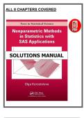 Nonparametric Methods in Statistics with SAS Applications &lpar;2013&rpar; &ndash; Solutions Manual &ndash; Korosteleva