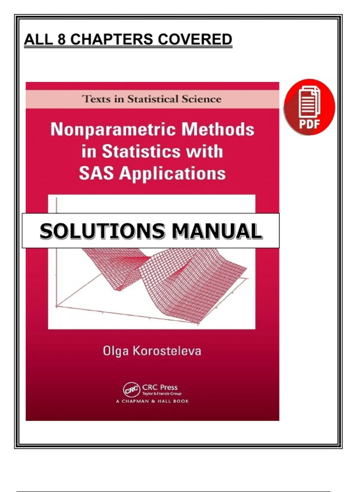 Nonparametric Methods in Statistics with SAS Applications (2013) – Solutions Manual ...
