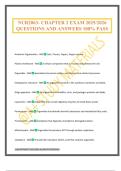 NUR2063- CHAPTER 2 EXAM 2025&sol;2026 QUESTIONS AND ANSWERS 100&percnt; PASS