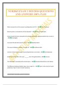 NUR2063- CHAPTER 2 EXAM 2025&sol;2026 QUESTIONS AND ANSWERS 100&percnt; PASS