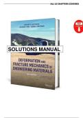 Solution Manual &ndash; Deformation and Fracture Mechanics of Engineering Materials &lpar;6th Edition&rpar; by Hertzberg &vert; Complete Solved Problems PDF