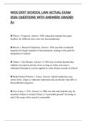 WGU D017 SCHOOL LAW ACTUAL EXAM 2026 QUESTIONS WITH ANSWERS GRADED A&plus;