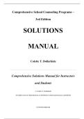 Solutions for Comprehensive School Counseling Programs&comma; 3rd Edition by Colette T&period; Dollarhide