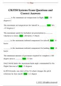 CRJ550 Systems Exam Questions and  Correct Answers 