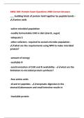 ANSC 303&colon; Protein Exam Questions AND Correct Answers 