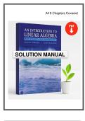 Solution Manual for Introduction to Linear Algebra for Science and Engineering&comma; 3rd Edition by Daniel Norman & Dan Wolczuk &vert; Complete Solutions