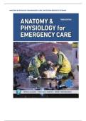 Full Test Bank &mdash; Anatomy & Physiology for Emergency Care&comma; 3rd Edition by Bryan E&period; Bledsoe&comma; Robert S&period; Porter & Richard A&period; Cherry &vert; Complete Chapters 1&ndash;29 with Verified Answers &lpar;EMS &sol; Paramedic Edition&rpar;