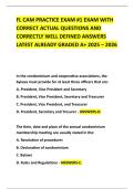 FL CAM PRACTICE EXAM &num;1 EXAM WITH CORRECT ACTUAL QUESTIONS AND CORRECTLY WELL DEFINED ANSWERS LATEST ALREADY GRADED A&plus; 2025 &ndash; 2026