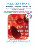 Test Bank for Principles of Anatomy and Physiology 12th Edition by Gerard J&period; Tortora & Bryan H&period; Derrickson ISBN 9780470084717 &vert; Complete Guide A&plus;