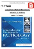 Test Bank for Comprehensive Radiographic Pathology 8th Edition by Ronald L&period; Eisenberg &vert; 2025&sol;2026 Updated Edition