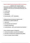 Domain 3 CASAC Prep Exam Questions AND Correct Answers 