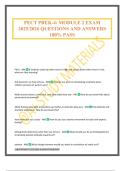 PECT PREK-4&colon; MODULE 2 EXAM 2025&sol;2026 QUESTIONS AND ANSWERS 100&percnt; PASS