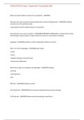 NURS 2528 FINAL Exam &ndash; Comprehensive Nursing Study Guide