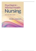Test Bank for Psychiatric-Mental Health Nursing&comma; 9th Edition by Sheila L&period; Videbeck &lpar;2025&sol;2026 Latest Update&rpar;