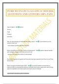 PUBH 302 EXAM 3 GALLOWAY 2025&sol;2026 QUESTIONS AND ANSWERS 100&percnt; PASS
