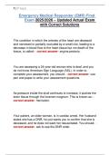 Emergency Medical Responder &lpar;EMR&rpar; Final Exam 2025&sol;2026 &ndash; Updated Actual Exam with Correct Solutions