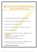 REL C 225 EXAM 1 2025&sol;2026 QUESTIONS AND ANSWERS 100&percnt; PASS