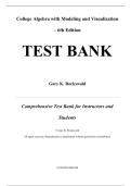 Test Bank for College Algebra with Intermediate Algebra&comma; 1st edition by Judith A&period; Beecher&comma; 