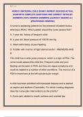 NUR2513 MATERNAL CHILD EXAM 3 NEWEST 2025&sol;2026 ACTUAL  EXAM WITH COMPLETE QUESTIONS AND CORRECT DETAILED  ANSWERS &lpar;100&percnt; VERIFIED ANSWERS&rpar; &vert;ALREADY GRADED A&plus;&vert;  &vert;&vert;PROFESSOR VERIFIED&vert;&vert; V