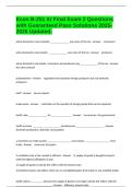 Econ B-251 IU Final Exam 2 Questions with Guaranteed Pass Solutions 2025-2026 Updated&period;