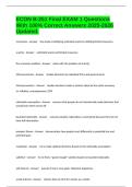 ECON B-251 Final EXAM 1 Questions With 100&percnt; Correct Answers 2025-2026 Updated&period;