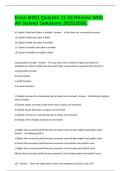 Econ B251 Quizzes 11-15 Review With All Solved Solutions 20252026&period;