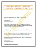 SPMA 2P27 FINAL EXAM 2025&sol;2026 QUESTIONS AND ANSWERS 100&percnt; PASS