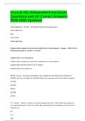 Econ-B 251 Schwendel Final Exam Questions and All Correct Answers 2025-2026 Updated&period;