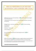 SRM 242 MIDTERM EXAM 2025&sol;2026 QUESTIONS AND ANSWERS 100&percnt; PASS