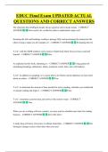 EDUC Final Exam UPDATED ACTUAL  QUESTIONS AND CORRECT ANSWERS