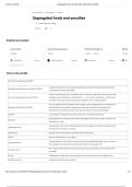 Segregated funds and annuities