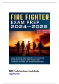 TCFP Firefighter Exam Study Guide | NFPA 1001 Standards | Complete Question Bank with Correct Answers (Updated 2024)